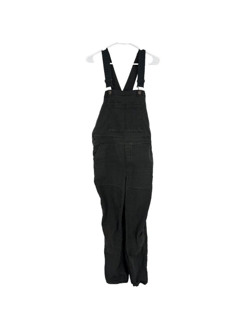 REI COOP Women 12 Trailsmith Overalls Dark Olive Green Outdoor Hiking Pockets